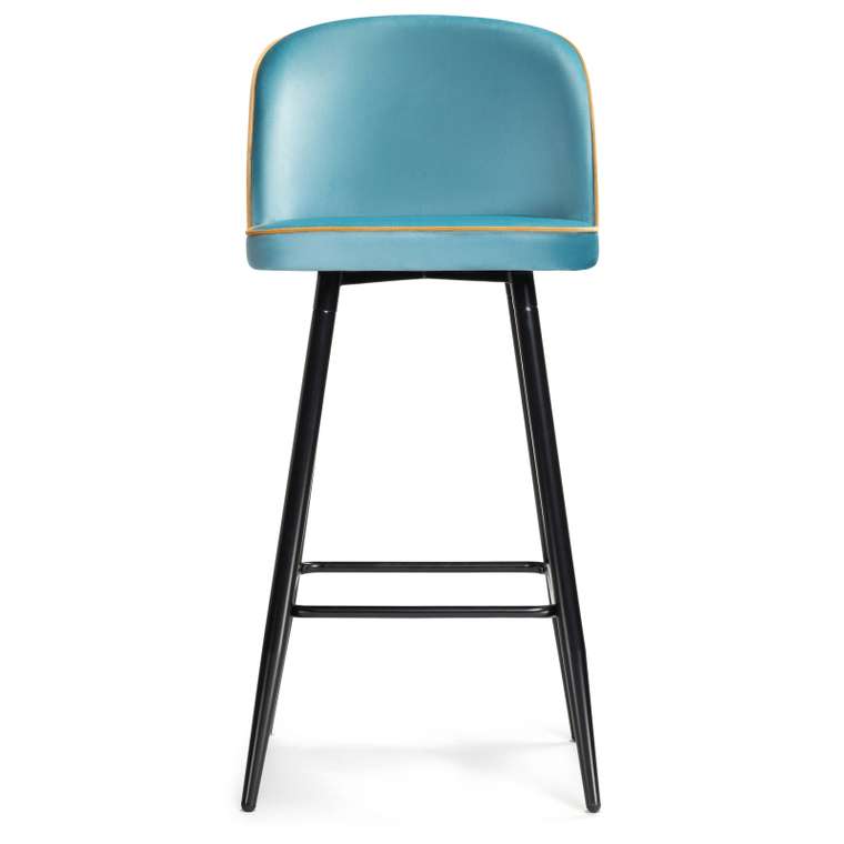 Барный стул Zefir голубого цвета