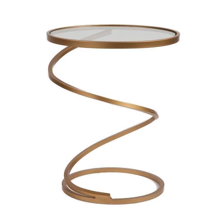 Кофейный столик Joplin из стекла и металла 