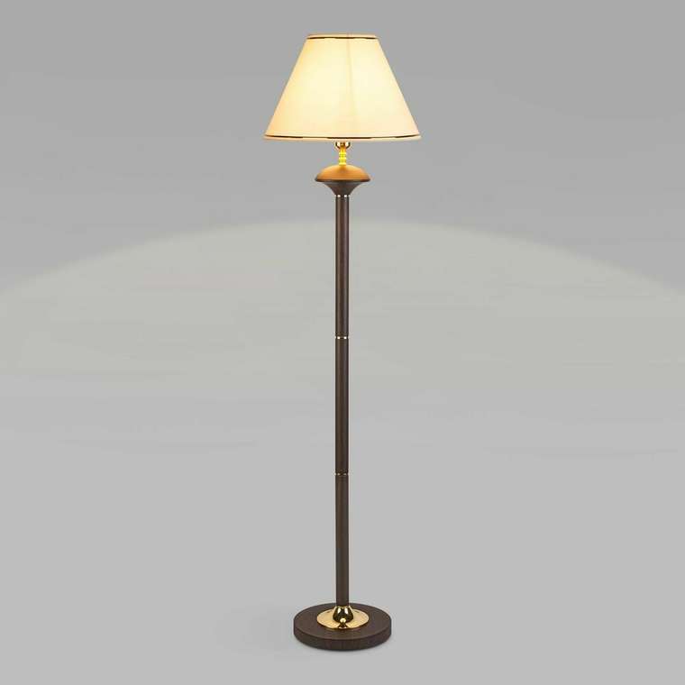 Напольный светильник с абажуром 01086/1 венге Lorenzo