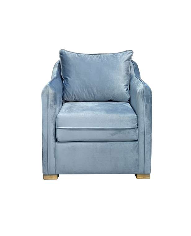 Кресло Arthur голубого цвета