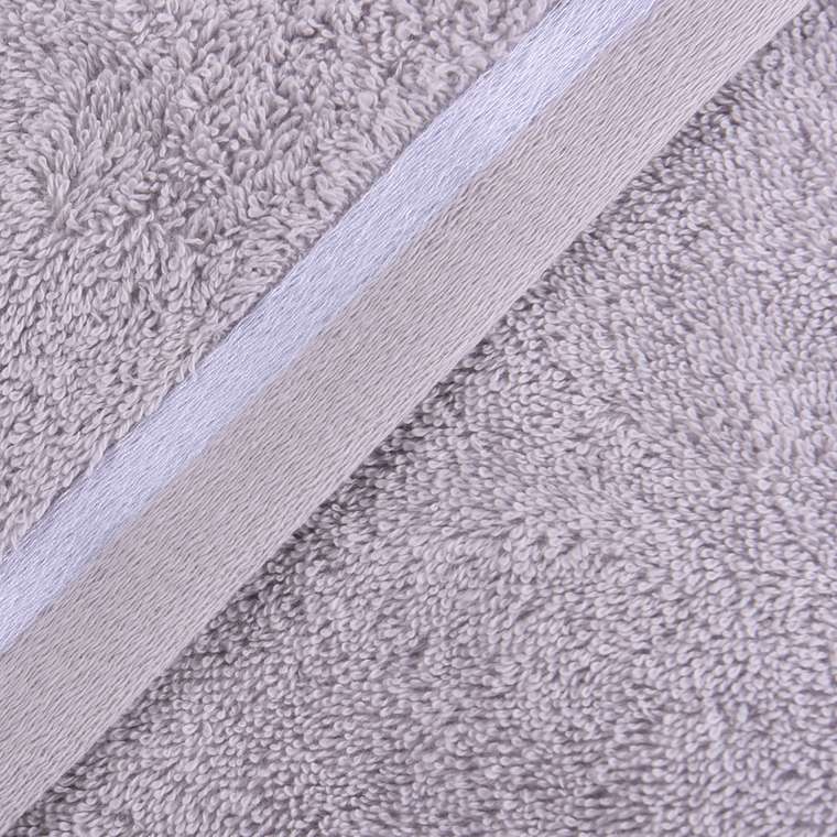 Полотенце махровое серого цвета