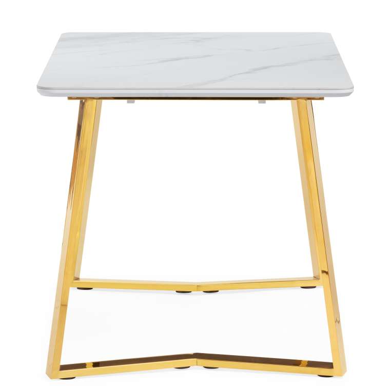 Обеденный стол Селена 1 М белого цвета