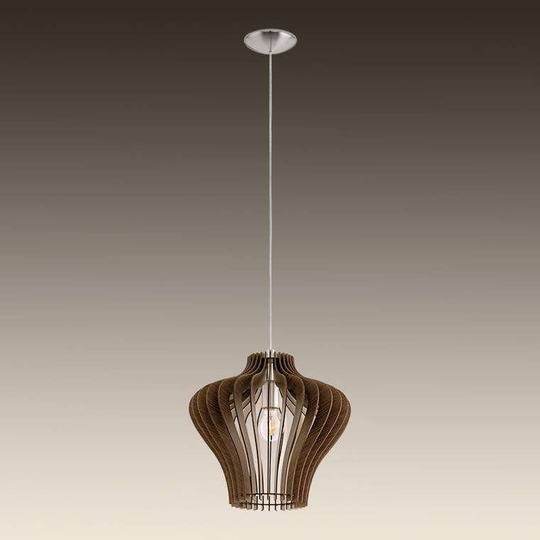 Подвесной светильник Cossano коричневого цвета