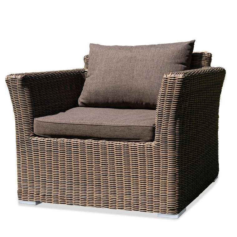 Садовое кресло Maggiore серо-коричневого цвета