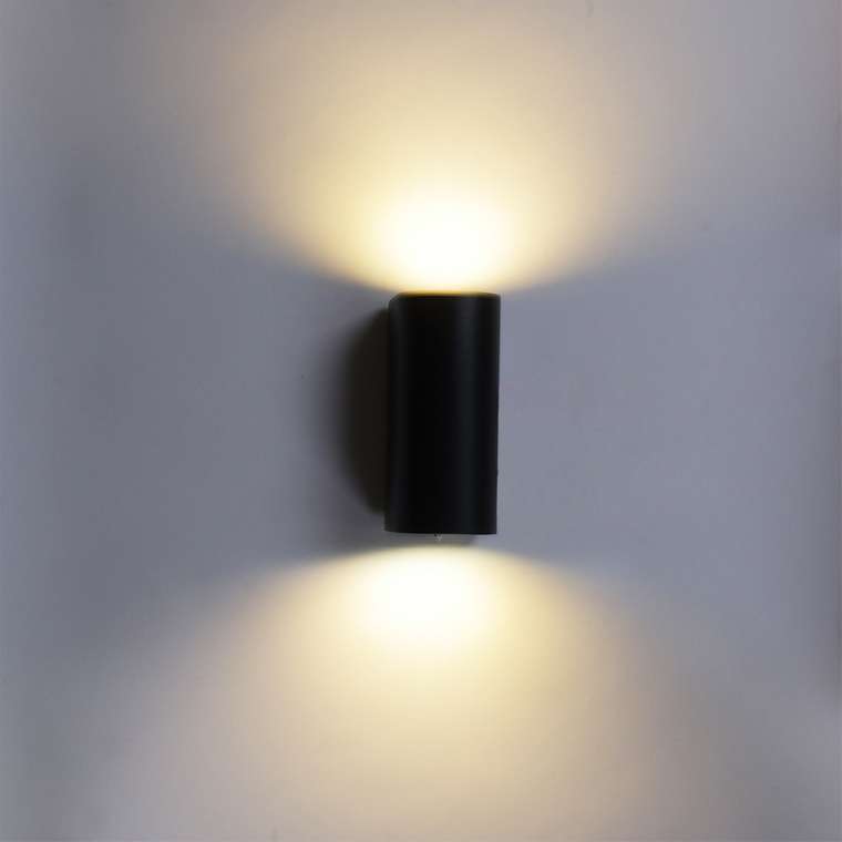 Настенный уличный светильник 86845-9.2-002TL GU10 BK черного цвета