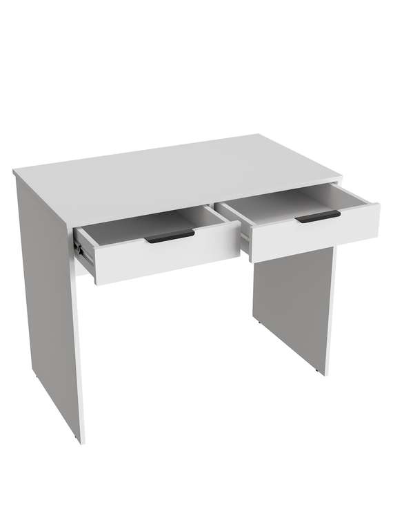 Письменный стол Оптима ОП-19 цвет белый структурный/меренга