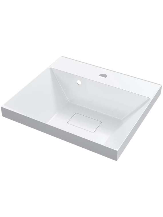 Раковина накладная Uperwood Classic New прямоугольная 50х45 см