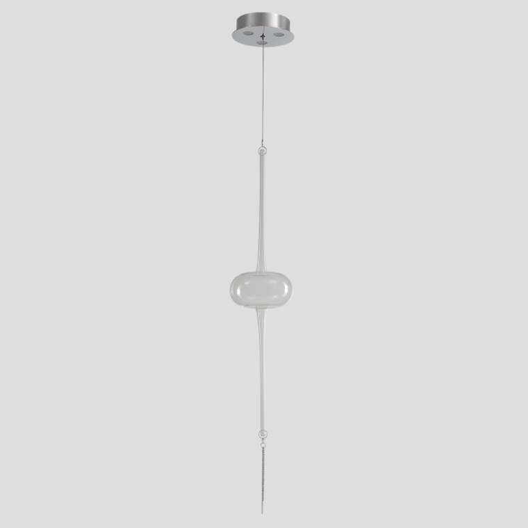 Подвесной светильник светодиодный Crystal Lux GLASS SP3W LED CHROME