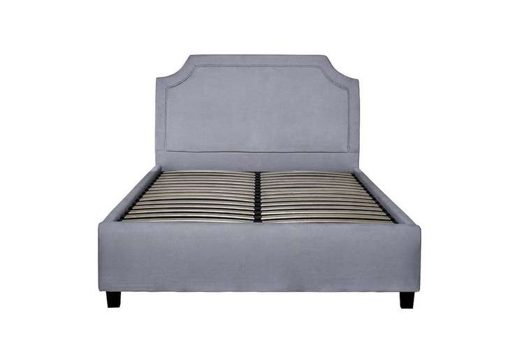 Кровать светло-серого цвета 160х200