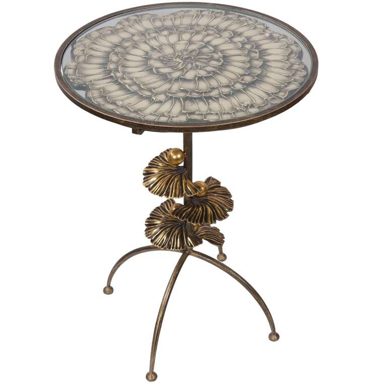 Столик декоративный Терра Роуз Бронза бронзового цвета