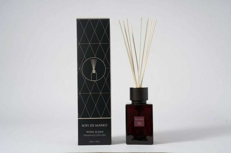 Ароматический диффузор Wine scent черного цвета