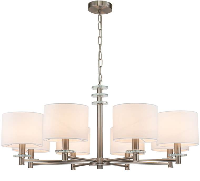 Подвесная люстра E14*60W Satin nickel Escada Novella 641/8PL