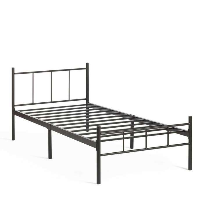 Кровать Rowenta 90х200 черного цвета