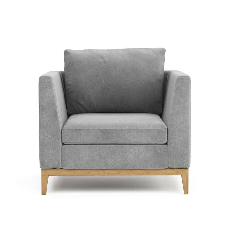 Кресло Kona серого цвета