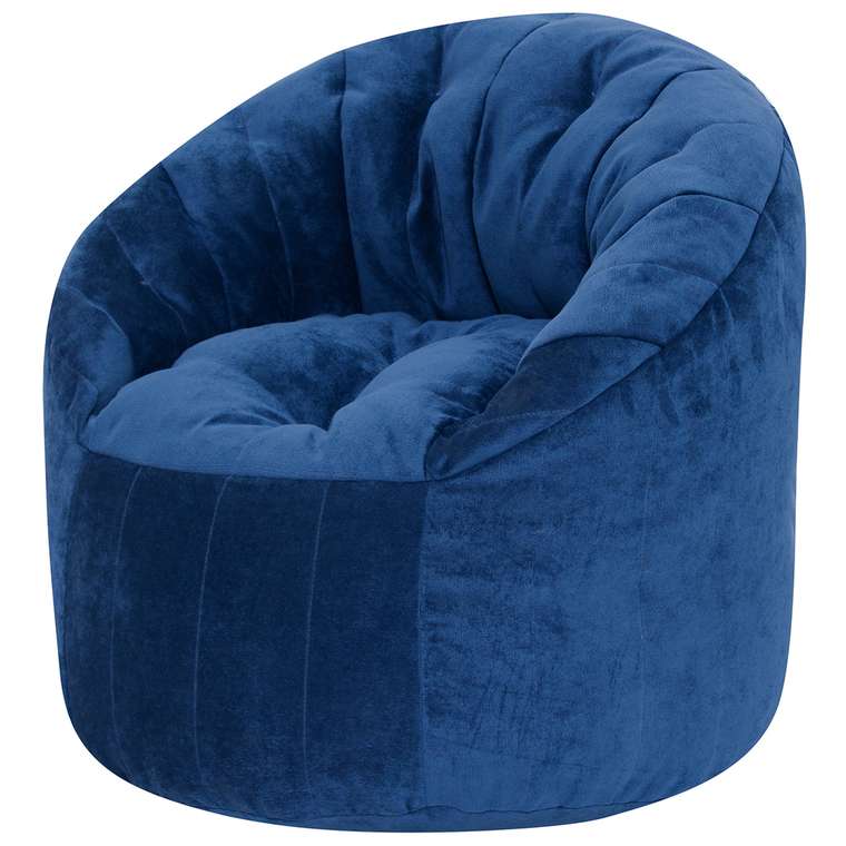 Кресло-пенек Австралия синего цвета