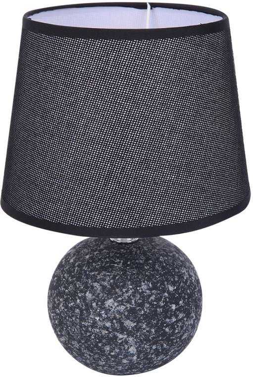 Настольная лампа Lumion Tareka 8214/1T черный, керамика/текстиль Е27 1*60W 220V
