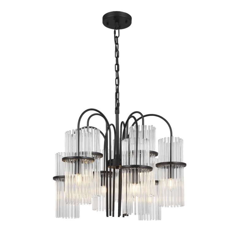 Светильник подвесной ST-Luce черный/прозрачный E14 9*40W TASSE