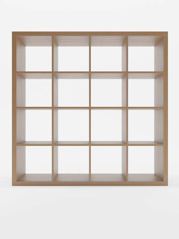 Стеллаж Piano 4x4 бежевого цвета 