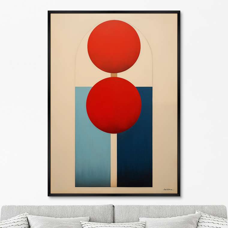Репродукция картины Vibrant colors and shapes, No 2, 2024г.