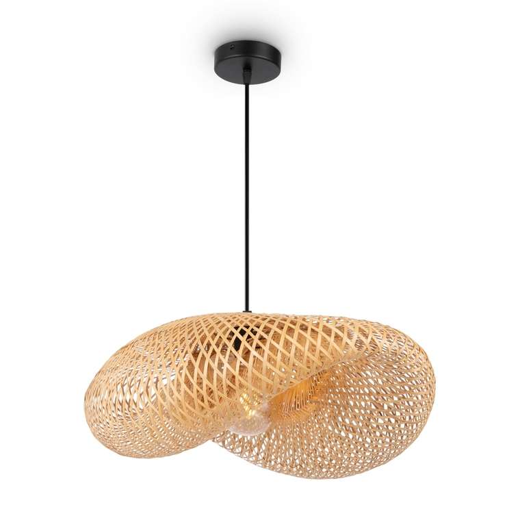 Подвесной светильник Wavy Modern бежевого цвета