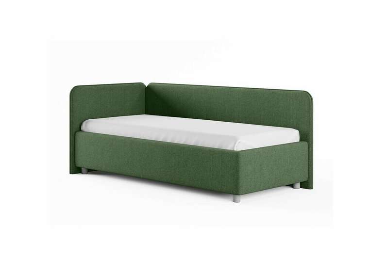 Кровать Capri L 90х200 зеленого цвета без основания и подъемного механизма