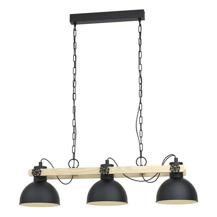Подвесной светильник Lubenham с черными плафонами