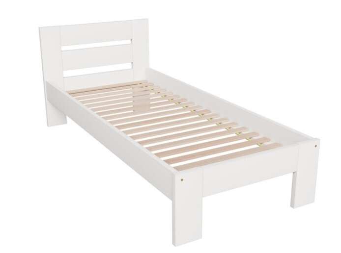 Кровать Matilda 90х200 белого цвета без подъемного механизма