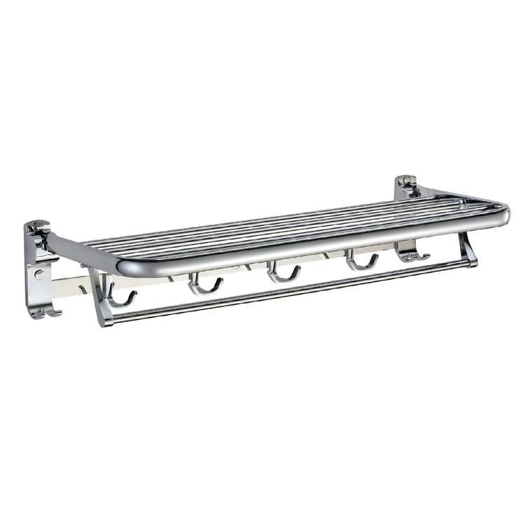 Полка для полотенец Savol S-007099, хром