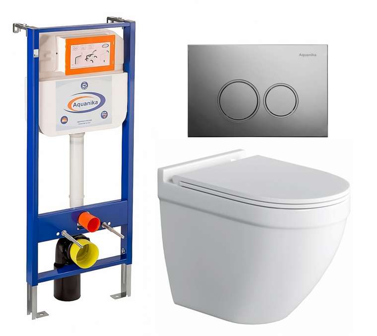 Комплект 3 в 1 инсталляция Aquanika