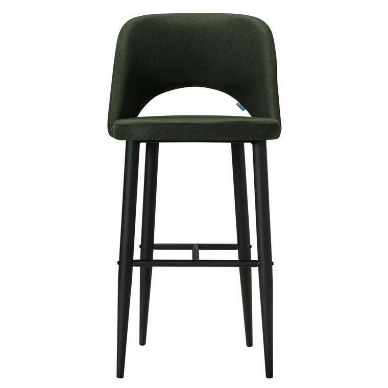 Барный стул Lars темно-зеленого цвета
