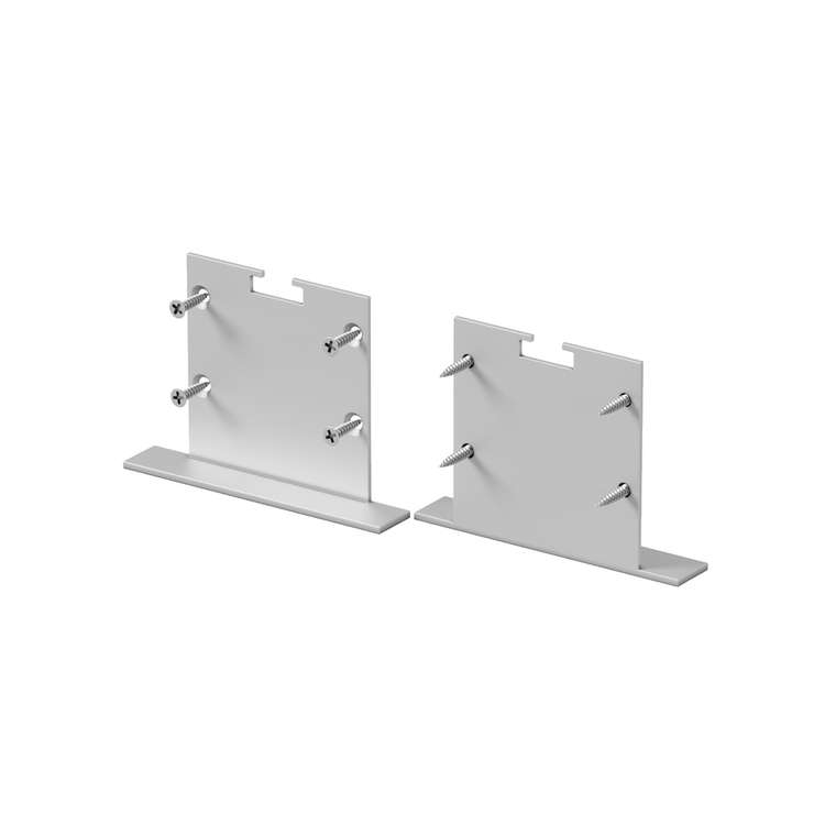 Комплектующие для профиля Led Strip 642034 Встраиваемый с накладным фланцем профиль Алюминиевый профиль