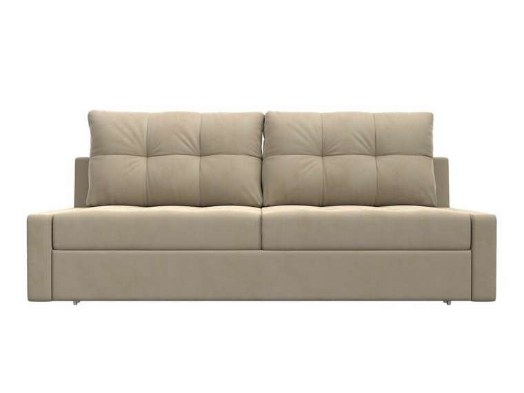 Прямой диван-кровать Мартин бежевого цвета