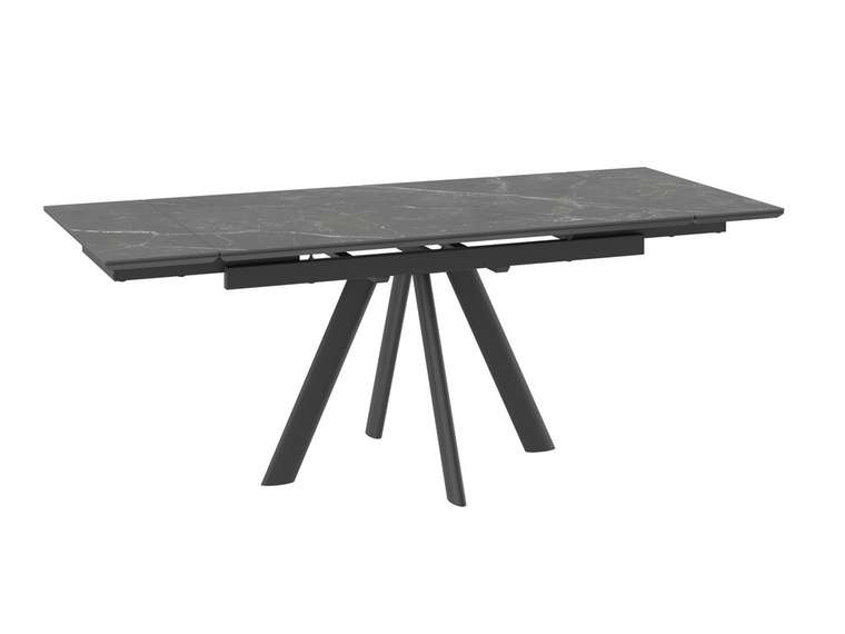 Раздвижной обеденный стол Роял черного цвета