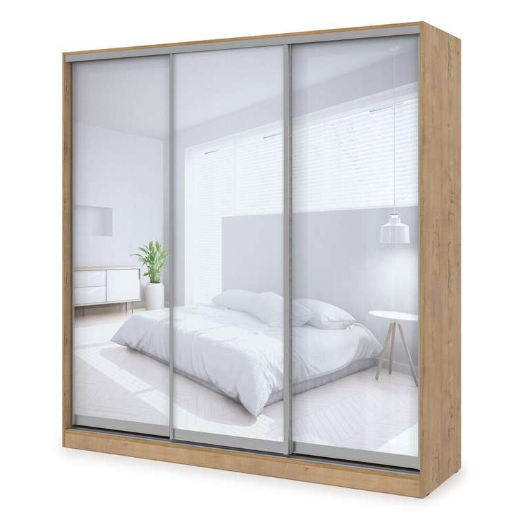 Шкаф-купе Comfort 24.6 коричневого цвета