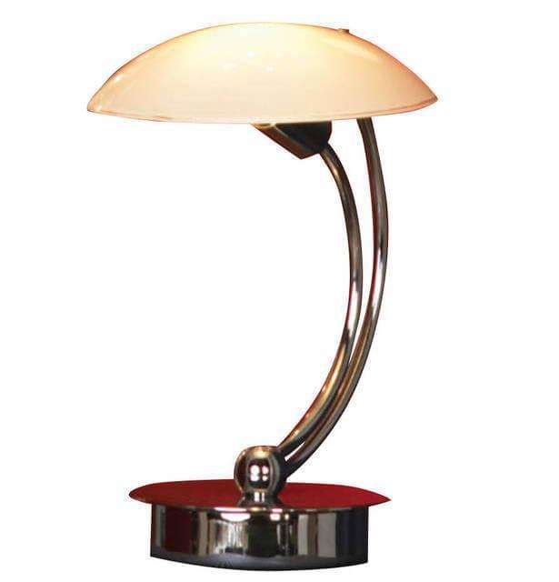 Настольная лампа Mattina с белым плафоном