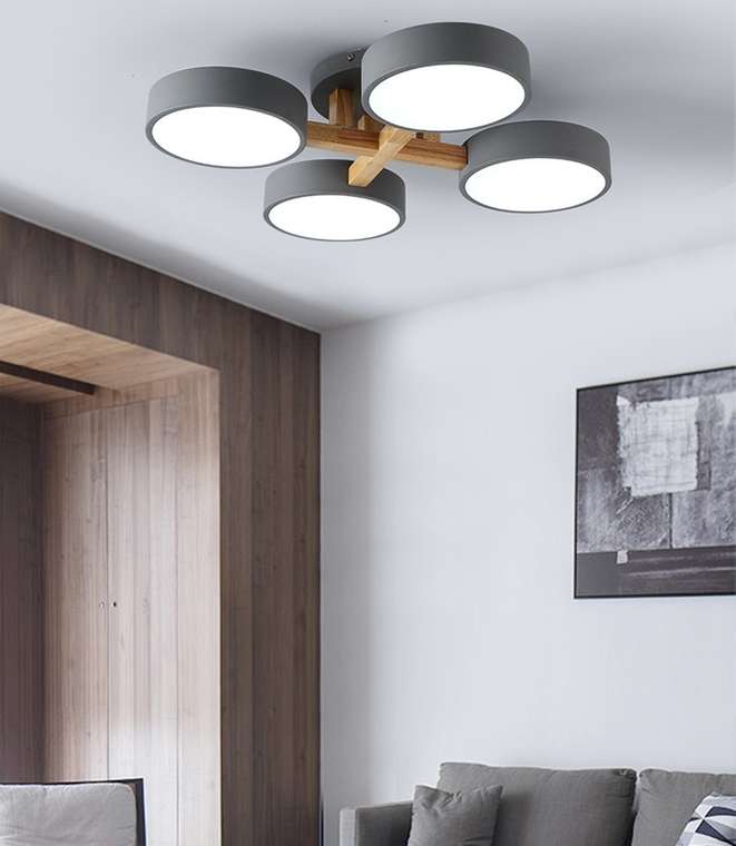 Потолочная светодиодная люстра Inodesign Joist Gray 40.6211