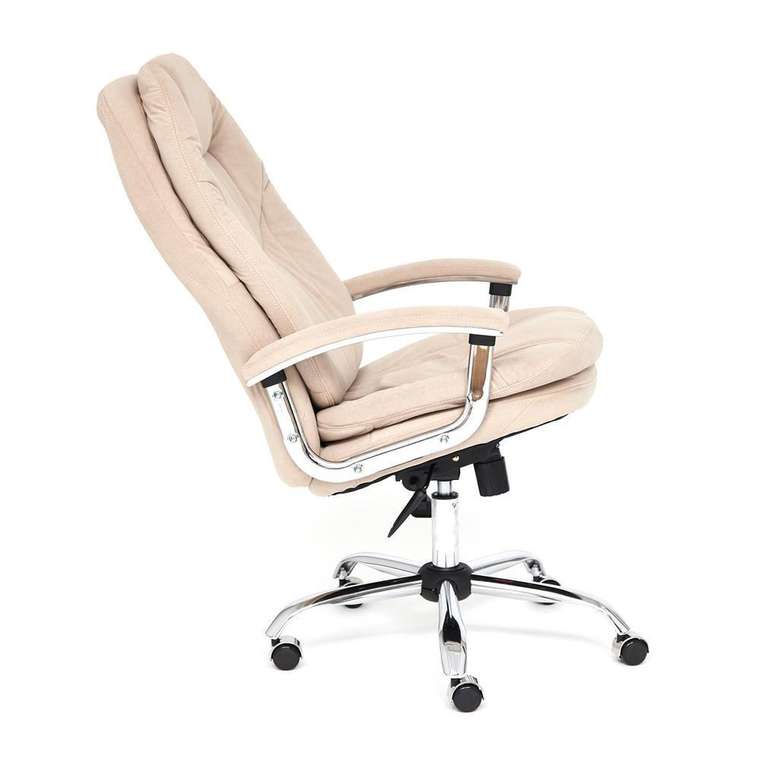 Кресло офисное Softy бежевого цвета