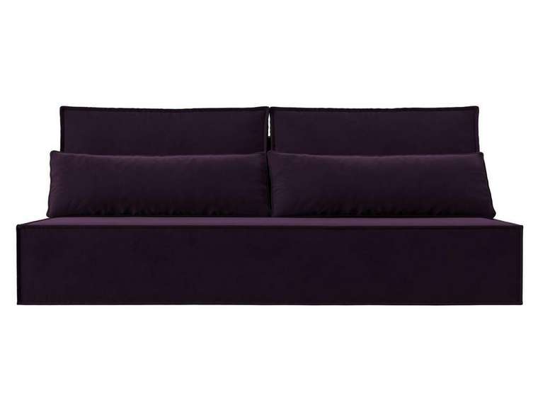 Прямой диван-кровать Фабио фиолетового цвета