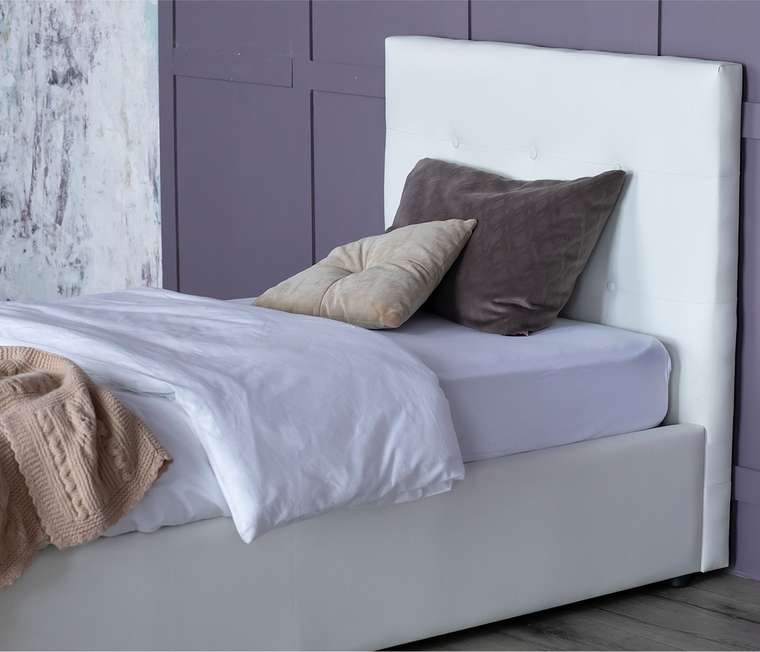 Кровать Селеста 90х200 белого цвета