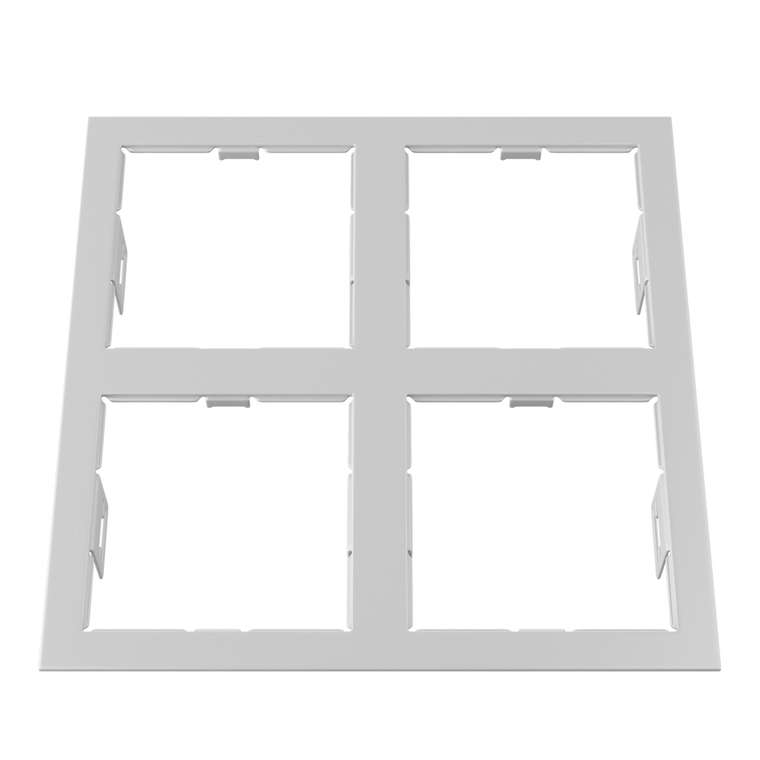 Рамка DOMINO QUADRO 2х2 MR16 БЕЛЫЙ