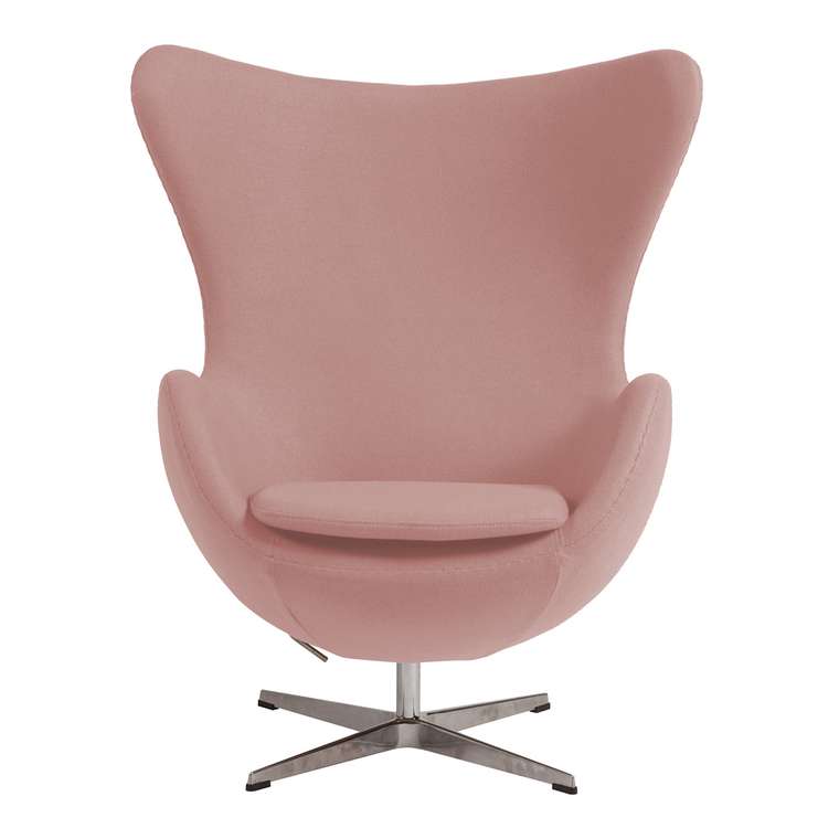 Кресло Egg Chair светло-розового цвета