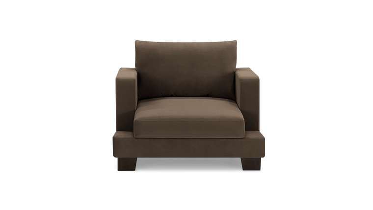 Кресло Дрезден коричневого цвета