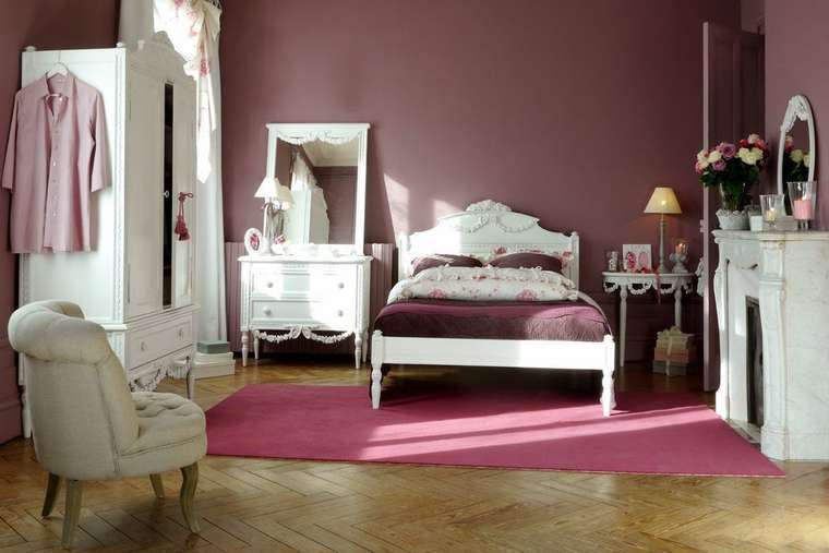 Кровать Будуар 140х200 белого цвета