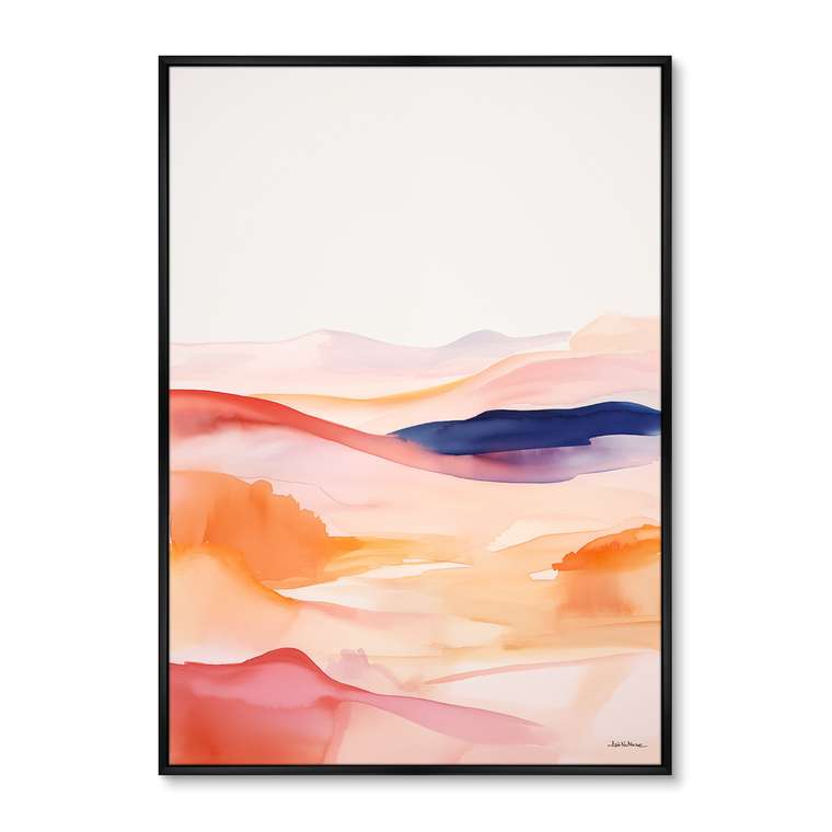 Репродукция картины Landscape collection, Spilled   colors, No 2, 2024г.