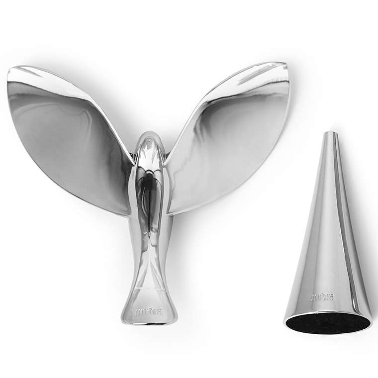 Открыватель для бутылок на подставке Tipsy цвета хром