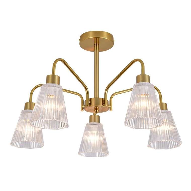 Люстра на штанге Berzelia ES0000028 (стекло, цвет прозрачный)