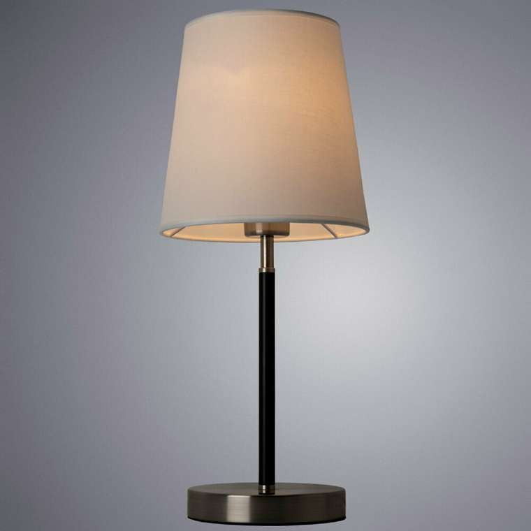 Настольная лампа Rodos с белым абажуром