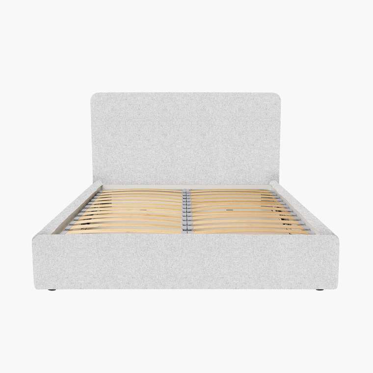 Кровать Cozy 140х200 белого цвета без подъёмного механизма