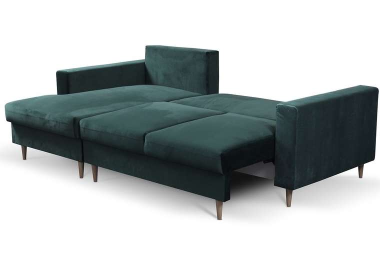 Угловой диван Blues зеленого цвета