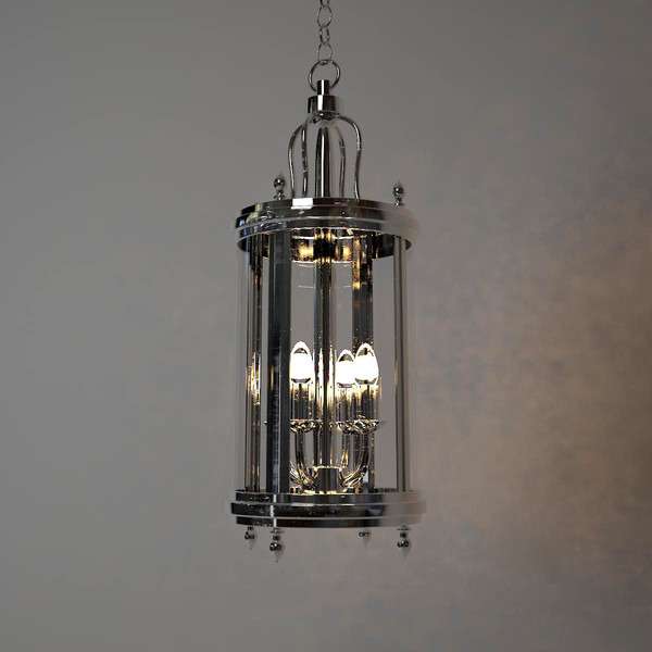 Подвесной светильник Eichholtz Lantern из металла и стекла 